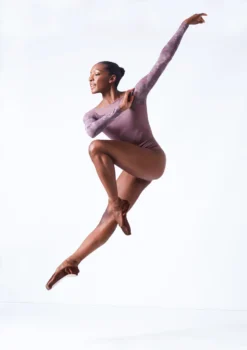 Move Dance Brizo Long Sleeve Leotard -Dance Clothing Store mol0665 orchid pink front 3 92223.1683070094