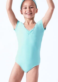Move Dance Farrah Girls Leotard -Dance Clothing Store mol5160 aqua front t 42450.1698711861