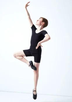 Move Dance Boys Louie Leotard -Dance Clothing Store mol5255 black front 2 96804.1678884452