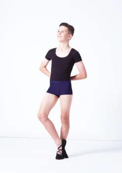 Move Dance Boys Louie Leotard -Dance Clothing Store mol5255 black front 3 91341.1691198362