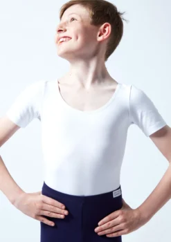 Move Dance Boys Louie Leotard -Dance Clothing Store mol5255 white close up front 1 49328.1678884452