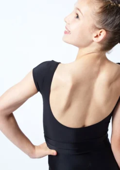 Move Dance Teen Sophia Belted Leotard -Dance Clothing Store mol5804 blk close up back 1 19822.1678884478