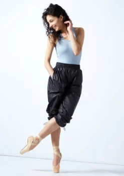 Move Dance Hattie Heat Retention Trouser -Dance Clothing Store mop0410 black front 3 43322.1678884525