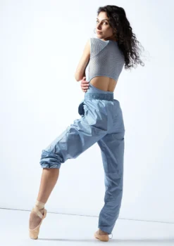 Move Dance Hattie Heat Retention Trouser -Dance Clothing Store mop0410 paleblue back 2 56257.1678884526