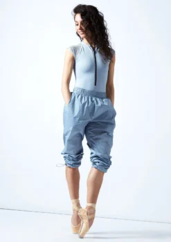 Move Dance Hattie Heat Retention Trouser -Dance Clothing Store mop0410 paleblue front 3 33143.1678884525