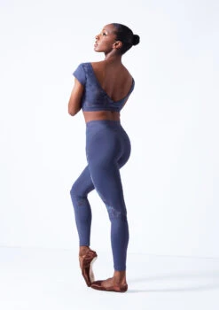 Move Dance Priya Dance Leggings -Dance Clothing Store mop0637 petrol blue back 42040.1683070158