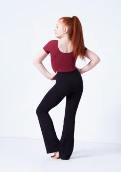 Move Dance Robyn Kids Jazz Pants -Dance Clothing Store mop5002 black back 99228.1689206360