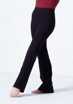 Move Dance Robyn Kids Jazz Pants -Dance Clothing Store mop5002 black front t 39419.1695433072
