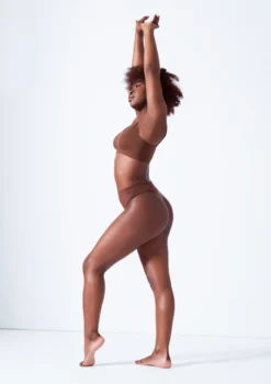 Move Dance Cassia Seamless Thong - 2 Pack -Dance Clothing Store mor0506 coffee side 87067.1676074660