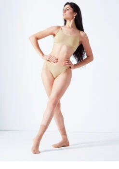 Move Dance Annie Seamless Brief - 2 Pack -Dance Clothing Store mor0507 sand front 1edit 88182.1690413293
