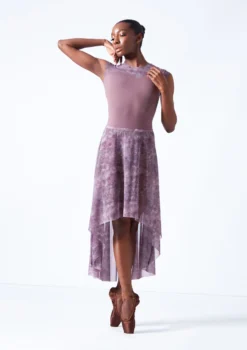 Move Dance Yeraz High Low Skirt -Dance Clothing Store mor0647 orchid pink front 1 67093.1683070414