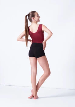 Move Dance Avie Teen Dance Short -Dance Clothing Store mor5009 black back 77247.1689206464