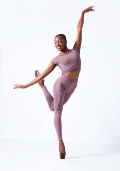 Move Dance Priya Dance Leggings -Dance Clothing Store mos0603 orchid pink front 2 43477.1683070158