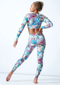 Move Dance Estella Square Neck Crop Top - Marble 7 Move Dance Estella Square Neck Crop Top - Marble -Dance Clothing Store mos0910 mar back 1 68714.1678884808