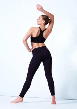 Move Dance Amy Dance Crop Top -Dance Clothing Store moz0251 black back 2 82734.1678884903