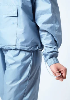 Move Dance Regina Heat Retention Jacket -Dance Clothing Store moz0400 paleblue close up front 1 93859.1678884932