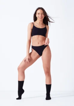 Move Dance Beatrix Seamless Bra - 2 Pack -Dance Clothing Store moz0509 black front 05565.1676074680