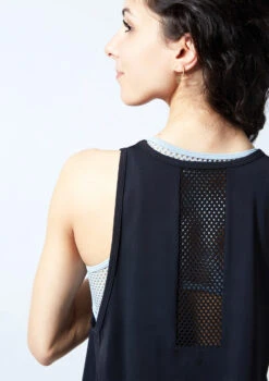 Move Dance Joni Vest 14 Move Dance Joni Vest -Dance Clothing Store moz0631 black close up back 1 93508.1678885081