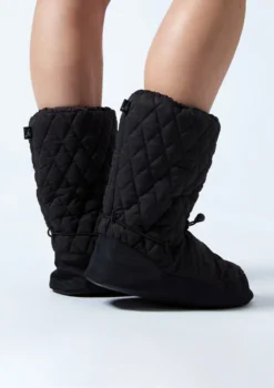 Move Dance Willow Warm Up Booties -Dance Clothing Store moz0901 black back 1 42558.1678885140