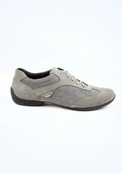 Port Dance Men's Rafael Dance Shoe -Dance Clothing Store pdpd07 grey side t 37067.1697757689