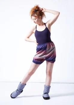 So Danca Dream Warm Up Shorts -Dance Clothing Store rde2624 navy front 2 64463.1696332681