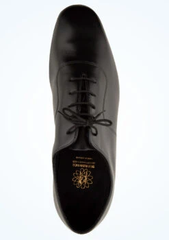 Supadance 2000 Mens Square Toe Ballroom Dance Shoes- 1" -Dance Clothing Store sd2000 blk top 1 08306.1678886240