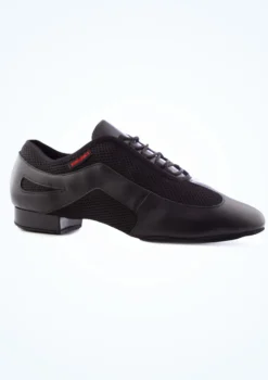Supadance 9010 Mens Split Sole Practice Dance Shoes- 1" -Dance Clothing Store sd9010 blk main 1t 30977.1696462336