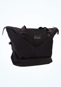 Tendu Satin Holdall Dance Bag -Dance Clothing Store tet1086 black front t 90558.1698711927