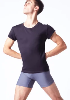 Wear Moi Conrad Mens Crewneck T-Shirt -Dance Clothing Store wmconrad black front t 77151.1698711938
